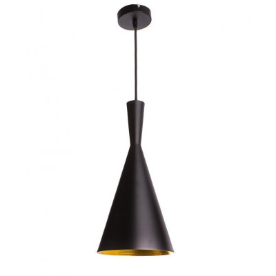 SUSPENSION moderne noire lustre plafonnier conique culot ampoule e27
