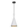 suspension-moderne-blanche-lustre-plafonnier-conique-culot-ampoule-e27