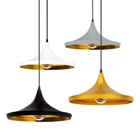 suspension-moderne-dore-lustre-plafonnier-culot-ampoule-e27