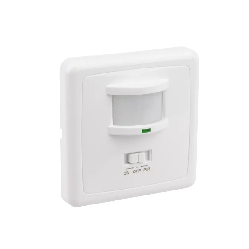 interrupteur detecteur infra-rouge de presence encastrable mur pir 9m