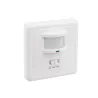 interrupteur detecteur infra-rouge de presence encastrable mur pir 9m