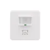interrupteur detecteur infra-rouge de presence encastrable mur pir 9m