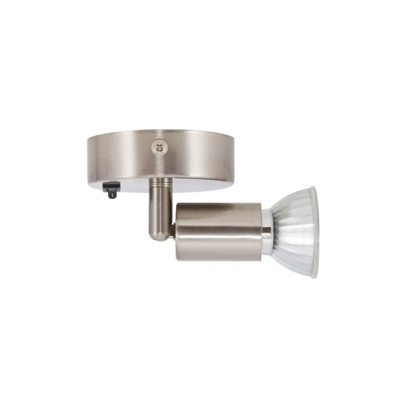 spot patere avec interrupteur gu10 inox 220v