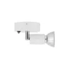 spot patere avec interrupteur gu10 blanche 220v