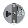 spot patere avec interrupteur gu10 blanche 220v