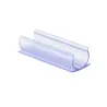 accessoire de fixation clip profil pvc pour ruban led neon flexible monochrome 360