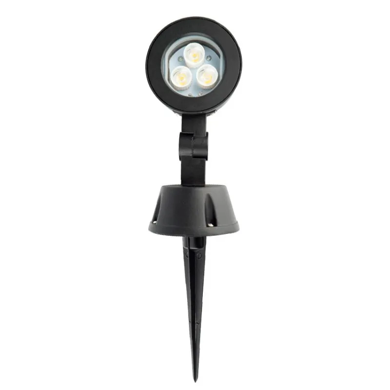 spot projecteur piquet led  ip54 jardin-230v-42cm orientable-120°-3000k