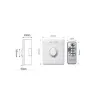 interrupteur variateur variable radio ir dalle led 220v-600w-variation 1-10v