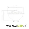 Ampoule piscine couleurs multi led par56 rgb radio rf-couleurs