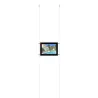 kit affichage led pour photo agence immobiliere vitrine enseigne feuille a4