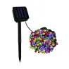 guirlande solaire led 21 metres jardin extérieur couleurs rgb programme automatique