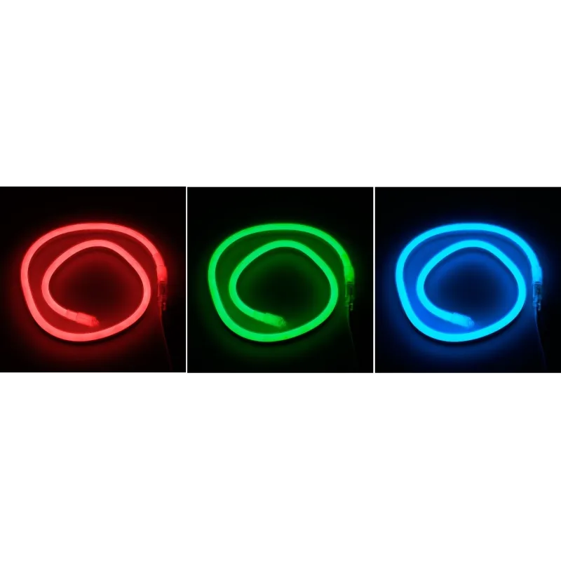rouleau de 50m bobine neon flexible led 180-220v-rgb