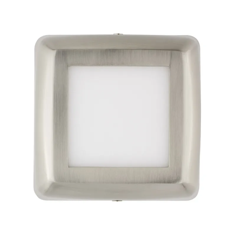 applique-plafonnier-inox-led-carre-6w-installation-en-saillie