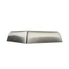 applique plafonnier inox led carre 24w installation en saillie