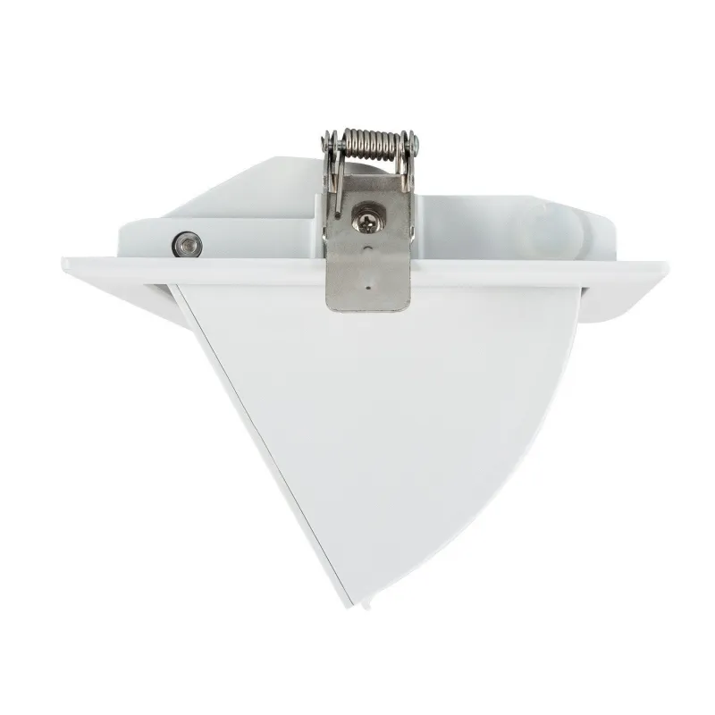 led encastrable 38w orientable rectangulaire blanc type halogene iodure 230x130mm-5000 lumens