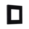 plaque verre simple poste noir ou blanc