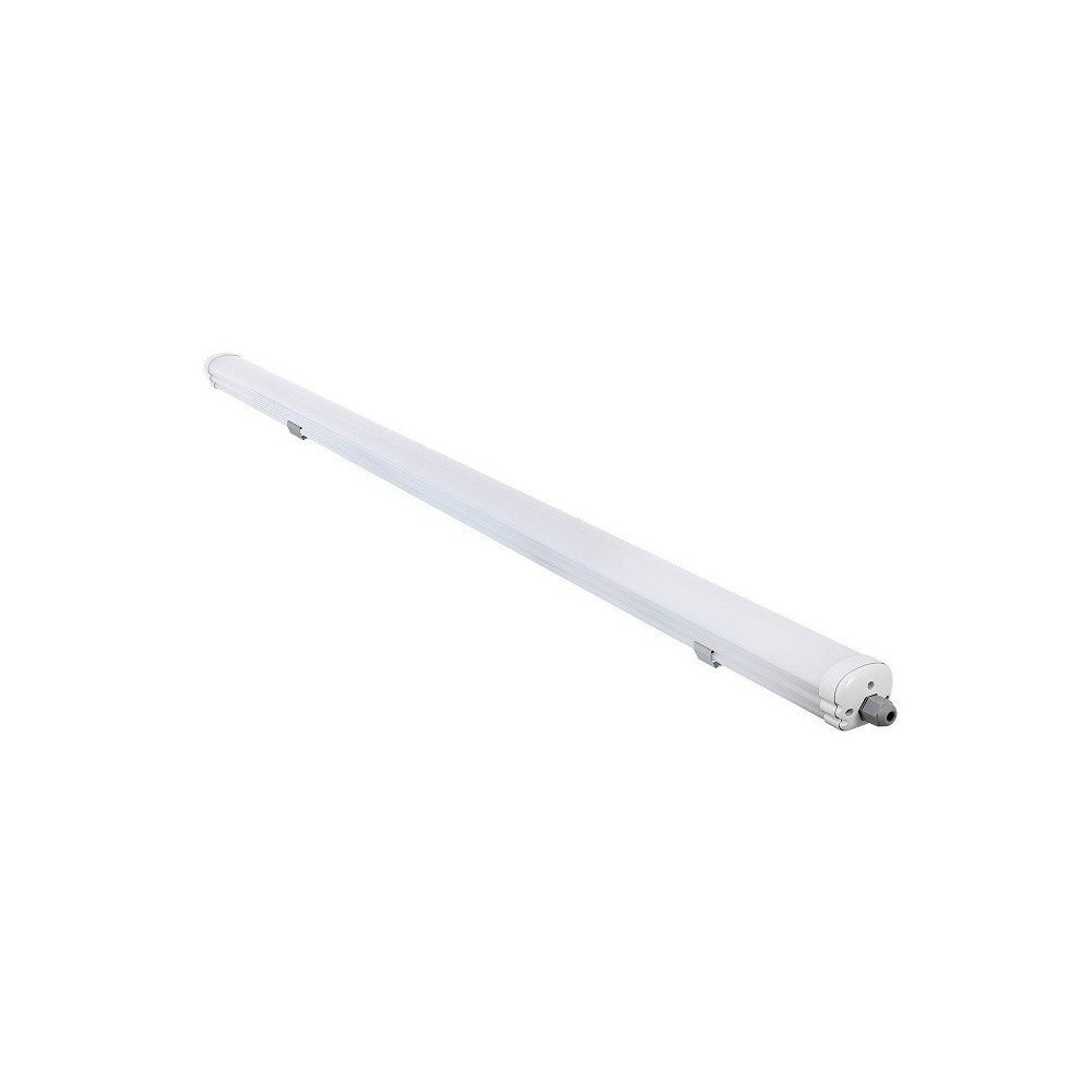 Lampe LED étanche à l'humidité 60 cm Plafonnier d'atelier LED blanc froid,  tube de connexion série IP65, 1x LED 18W 2160lm 6400K, garage en sous-sol