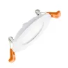 Spot Encastrable 3w led-230 lumens rond extra plat blanc cuisine sdb meuble niche