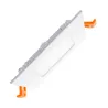 Spot Encastrable 6w led variable-500 lumens carré couleur blanc aluminium