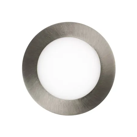 Spot Encastrable led gris rond inox brossé 6w extra plat