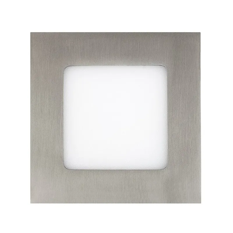 dalle encastranle carré gris 6w led-3000k 