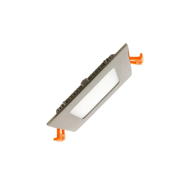 dalle encastranle carré gris 6w led-3000k 