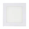 Spot Encastrable led carré cadre blanc 18w-1400 lumens ip20