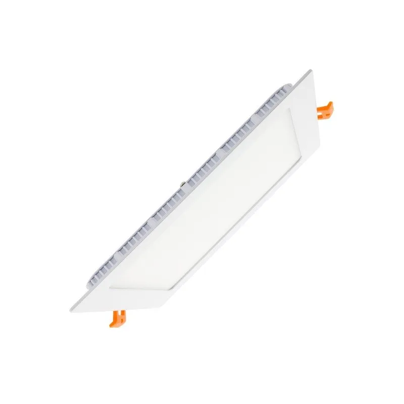 Spot Encastrable led carré cadre blanc 18w-1400 lumens ip20