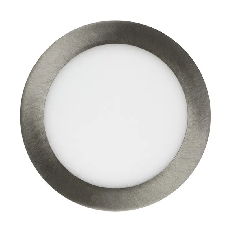Spot Encastrable led rond inox brossé 12w-900lm extra plat 170mm