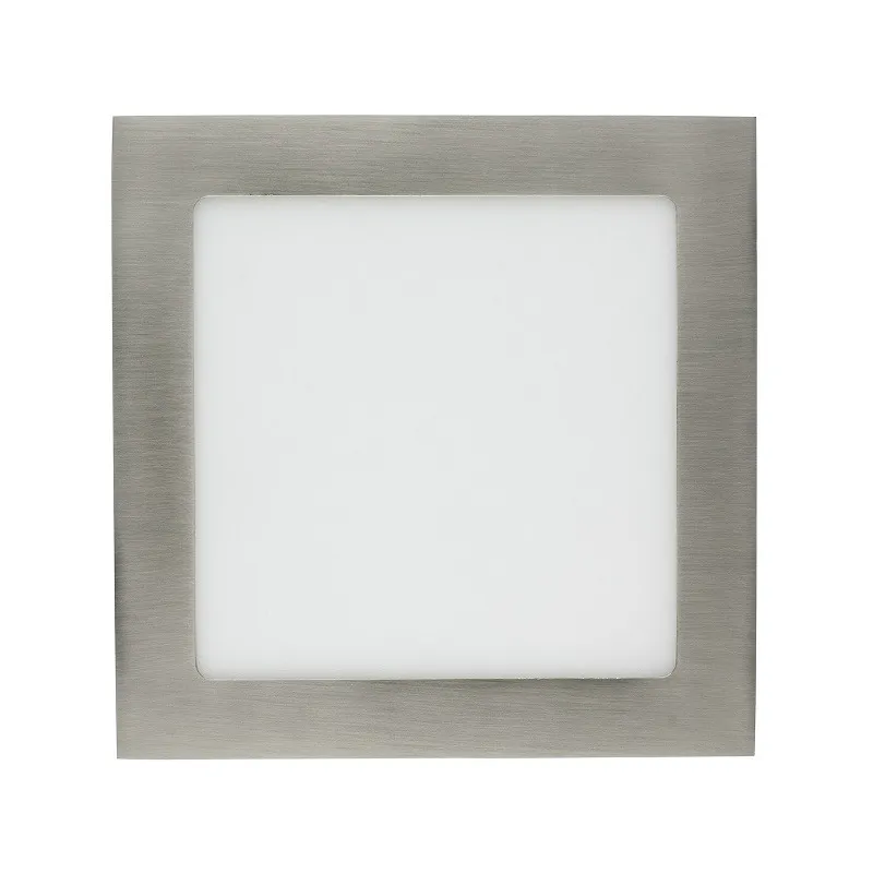 dalle encastrable carré inox downlight spot extra plat led 18w-1400 lumens
