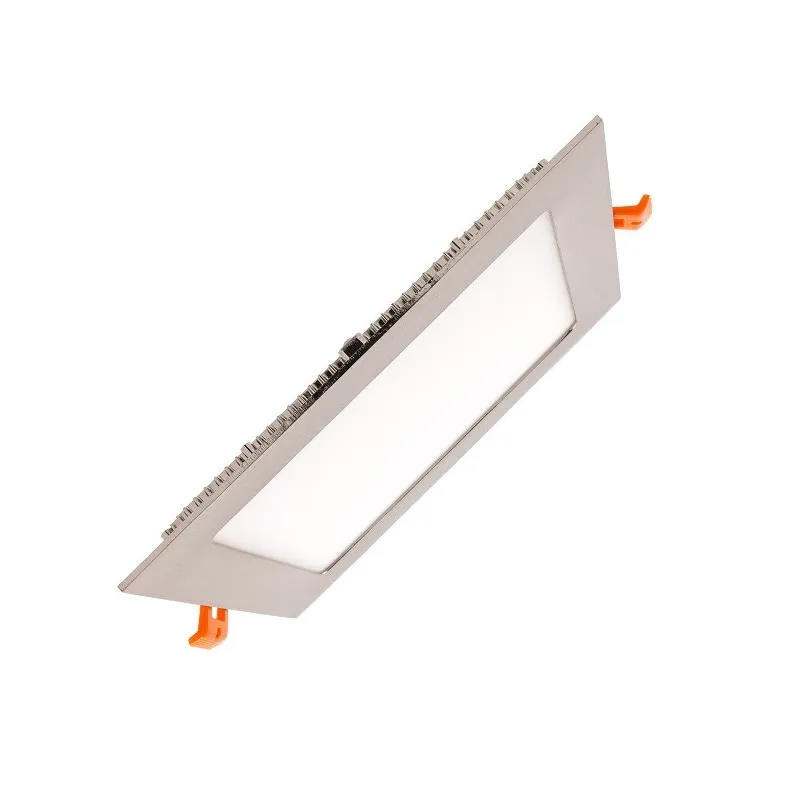 dalle encastrable carré inox downlight spot extra plat led 18w-1400 lumens
