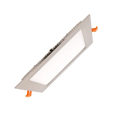 dalle encastrable carré inox downlight spot extra plat led 18w-1400 lumens