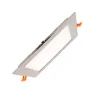 dalle encastrable carré inox downlight spot extra plat led 18w-1400 lumens
