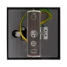 plafonnier noir bloc aluminium rectangulaire montage saillie ampoule gu10 220v