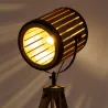 lampadaire sur pied bois 157 cm culot e27