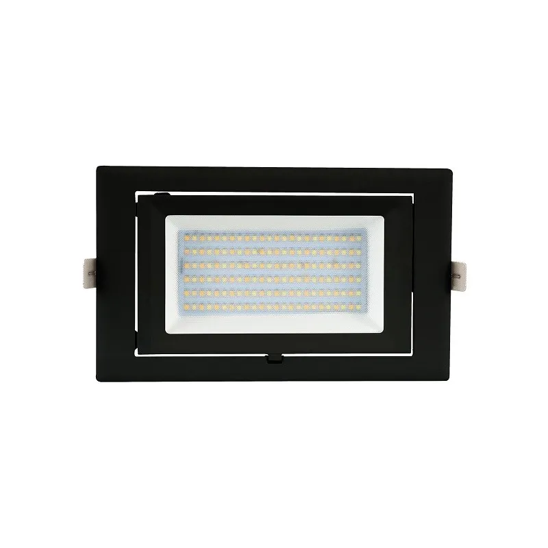downlight-48w-led-escamotable-rectangulaire-noir-encastrable-6250-lumens