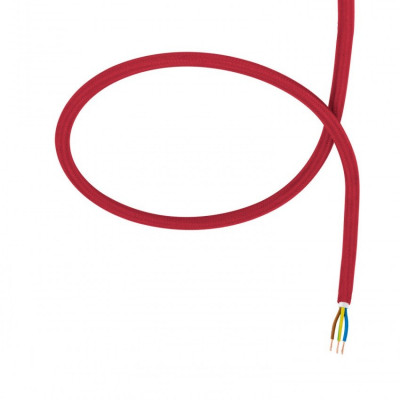 câble cordon tissu corde textile corail au mètre