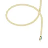 câble cordon tissu corde textile jaune au mètre