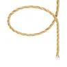 câble cordon tissu corde textile tressé doré au mètre