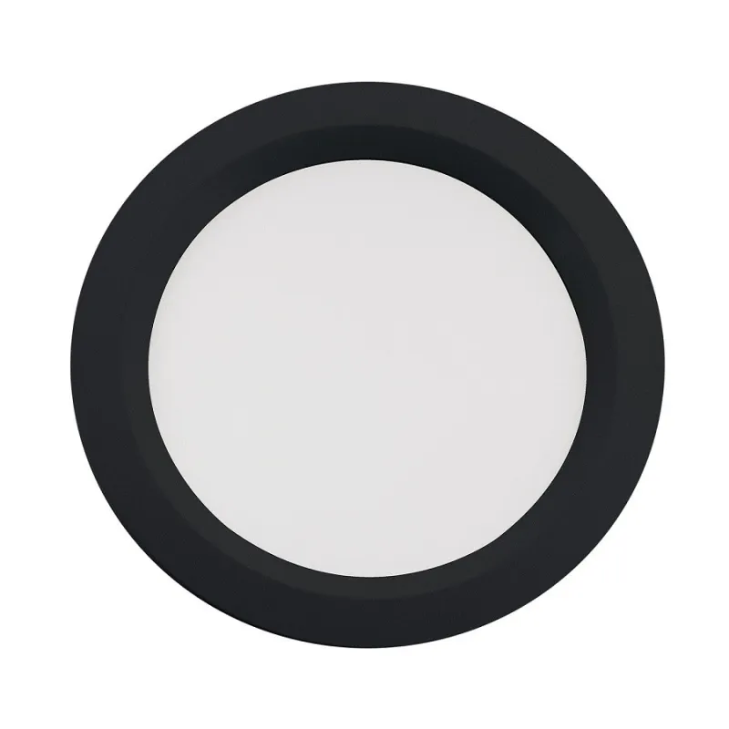 downlight led encastrable rond noir 24w-2520 lumens-4000k-237 mm