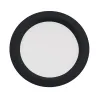 downlight led encastrable rond noir 24w-ugr17-2520 lumens-4000k-237mm