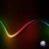 rouleau de 50m bobine neon flexible led 180-220v-rgb