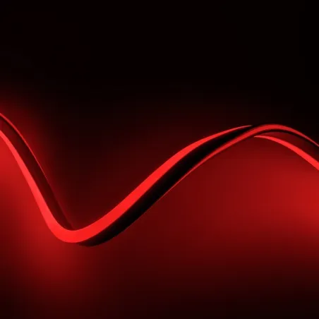 rouleau de 50m bobine neon flexible led 180-220v-rouge
