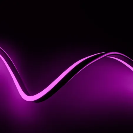 rouleau de 50m bobine neon flexible led 180-220v-rose