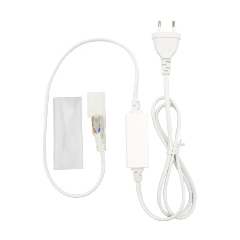 rouleau de 50m bobine neon flexible led 180-220v-blanc froid 6000k