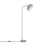 lampadaire 153cm gris culot e27 pied aluminium vintage