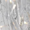 branche arbre 120cm blanc ou doré guirlande led sur piles aa 3000k