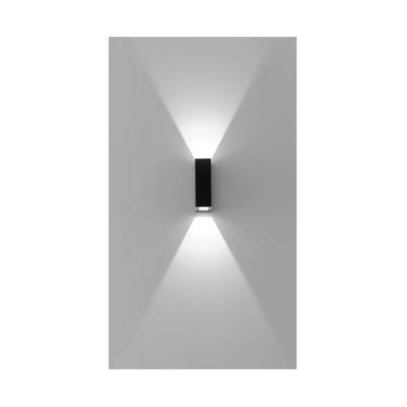 applique murale gris anthracite double spot gu10 etanche