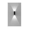 applique murale gris anthracite double spot gu10 etanche