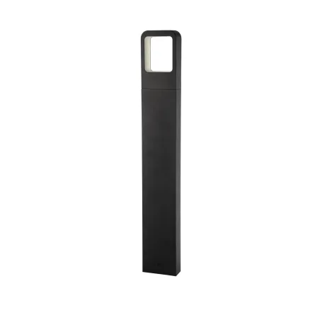 borne de jardin noire 80cm-led-etanche pluie-ip54 220v-230v